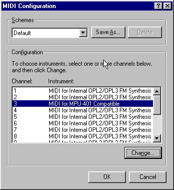 MIDI Configuration