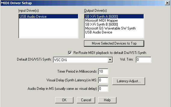 RealBand MIDI Driver Setup