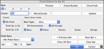 Chord Options