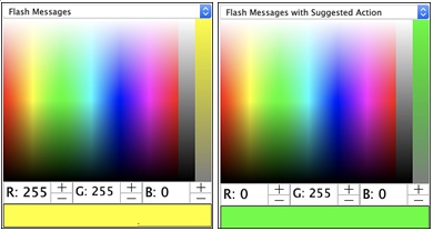 display options dialog