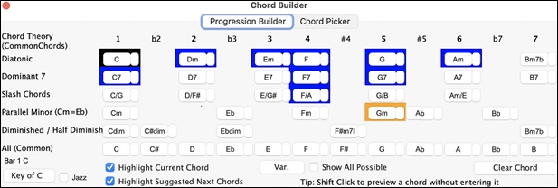 Chord Progression Builder