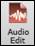 Audio Edit toolbar button