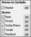 Stem Splitter- Stems to Include