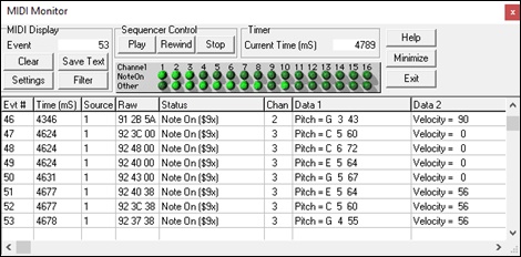 MIDI Monitor