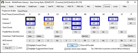 Chord Builder - Progression Builder