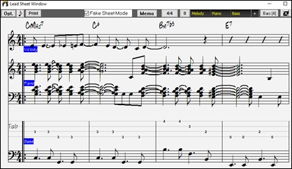 Lead Sheet window showing 3 tracks