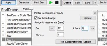 RealDrums Picker - Partial Generation